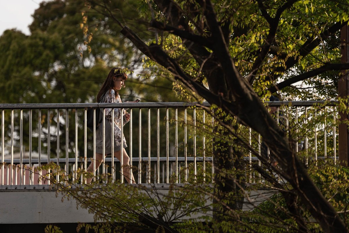 Girl, check out the evening sun!